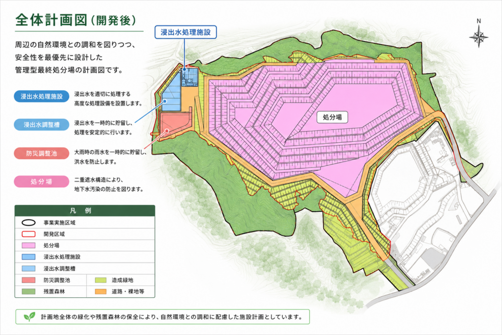 産業廃棄物最終処分場の設置に係る事業計画等について
